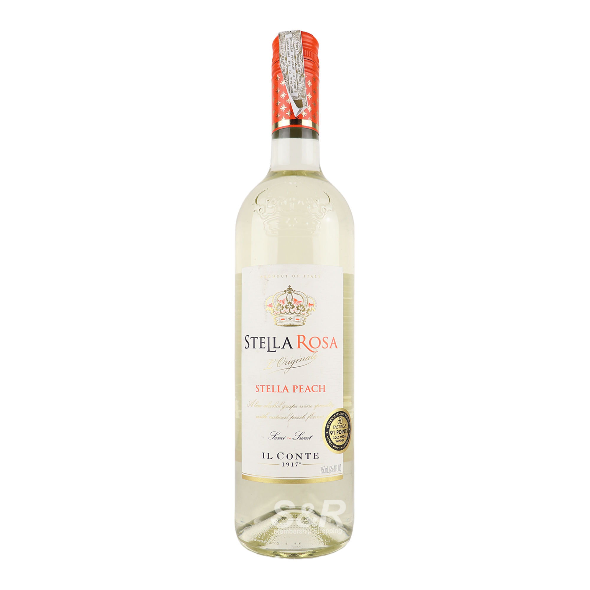 Stella Rosa Peach Sparkling White Wine 750mL